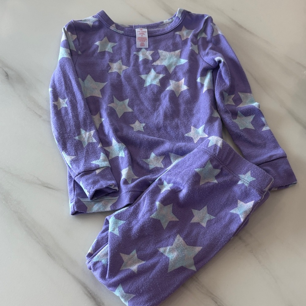 Joe‎ Fresh Purple Star Pajama Set